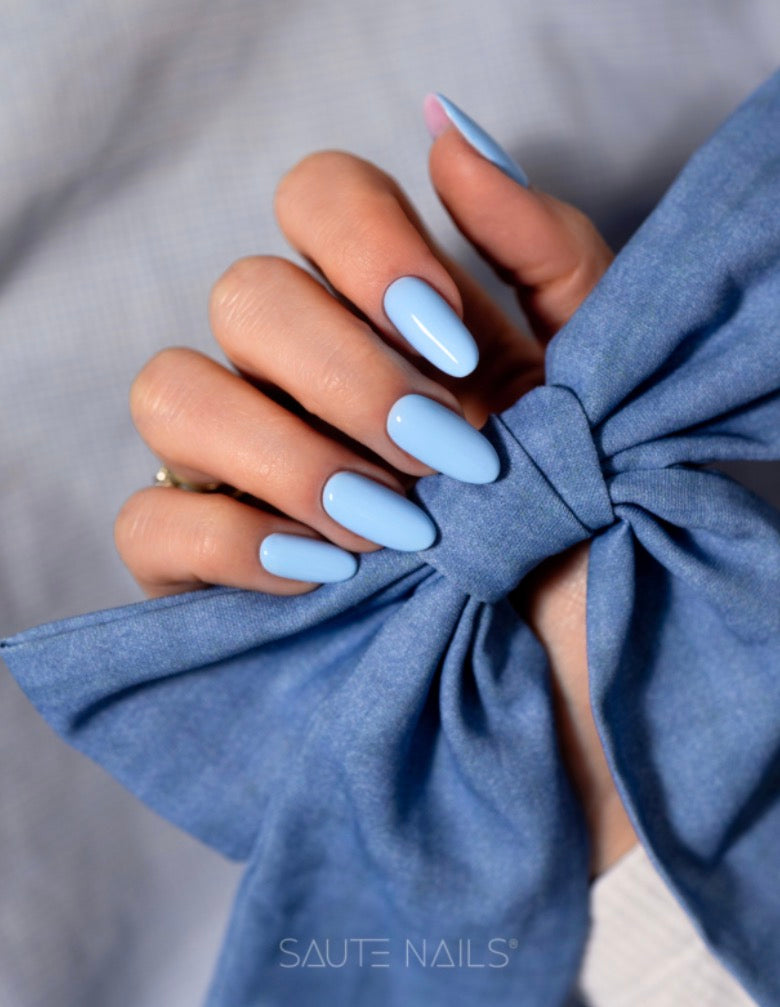 Couleur Semi-Permanente Saute Nails n°340 Calm Sky – Bleu Pastel