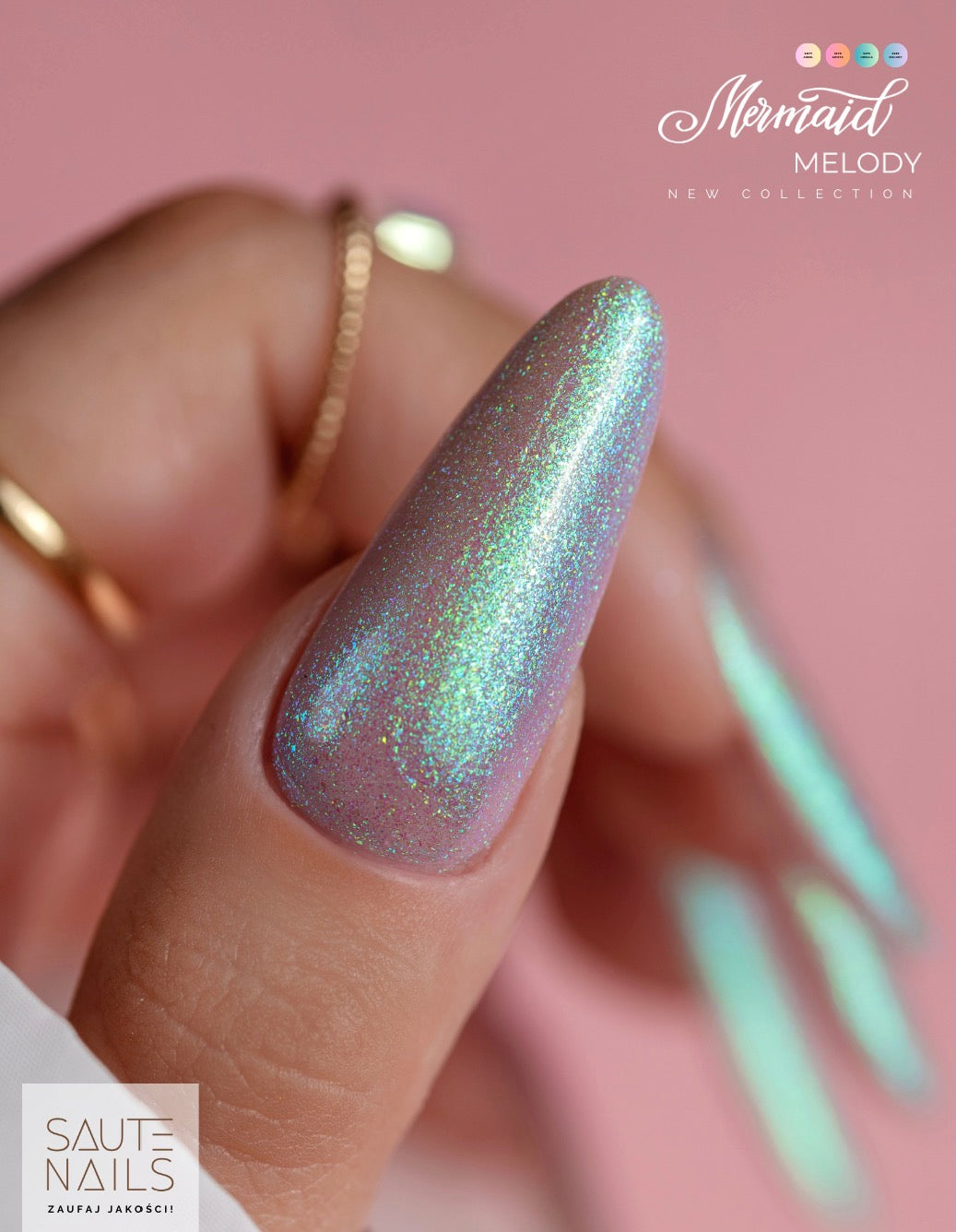 Couleur Semi-Permanente Saute Nails n°S279 Ursula – Vert sirène
