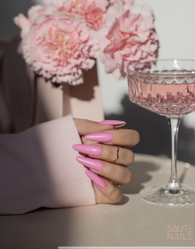 Couleur Semi-Permanente Saute Nails n°S273 Sparkling Spring – Rose Vif Scintillant