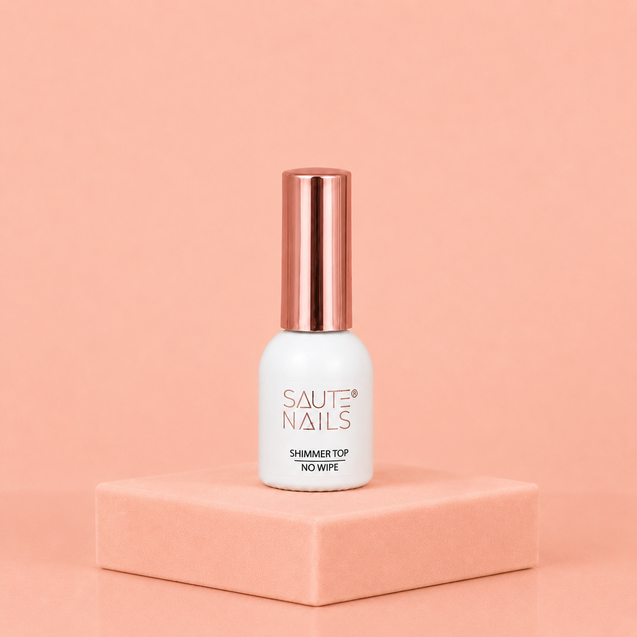 Saute Nails Shimmer Top No Wipe – Top Coat Scintillant Sans Résidu