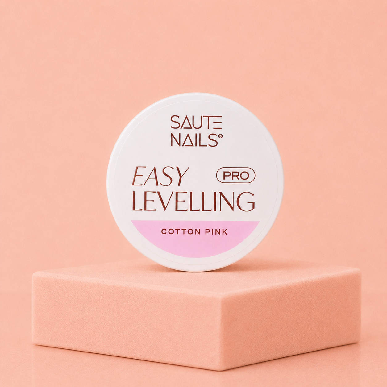 Saute Nails Easy Levelling Cotton Pink – Gel de Construction Rose Coton Naturel