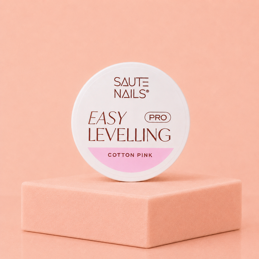 Saute Nails Easy Levelling Cotton Pink – Gel de Construction Rose Coton Naturel