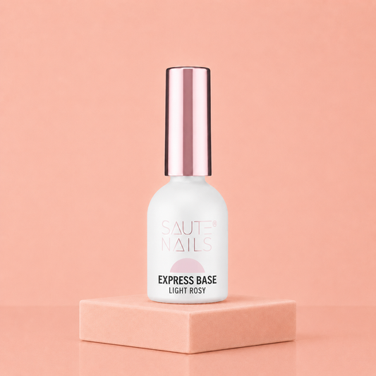 Saute Nails Express Base Light Rosy – Base Cover Rose Clair Naturel 8 ml