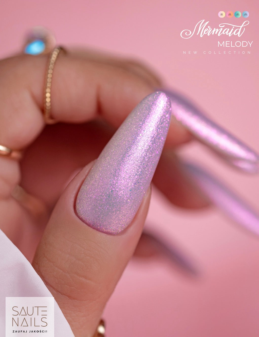 Couleur Semi-Permanente Saute Nails n°S280 Melody – Bleu sirène