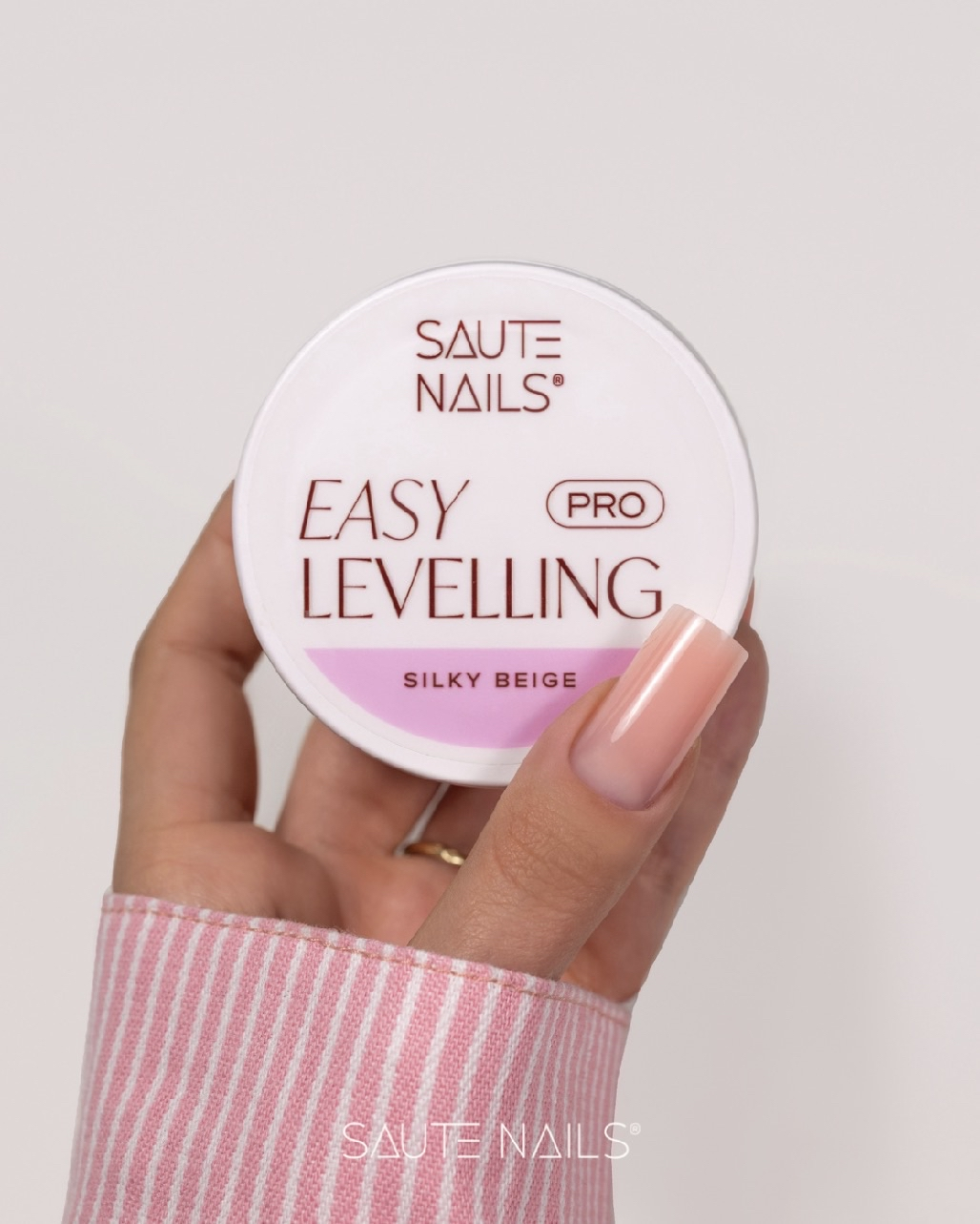 Saute Nails Easy Levelling Silky Beige – Gel de Construction Beige Nude
