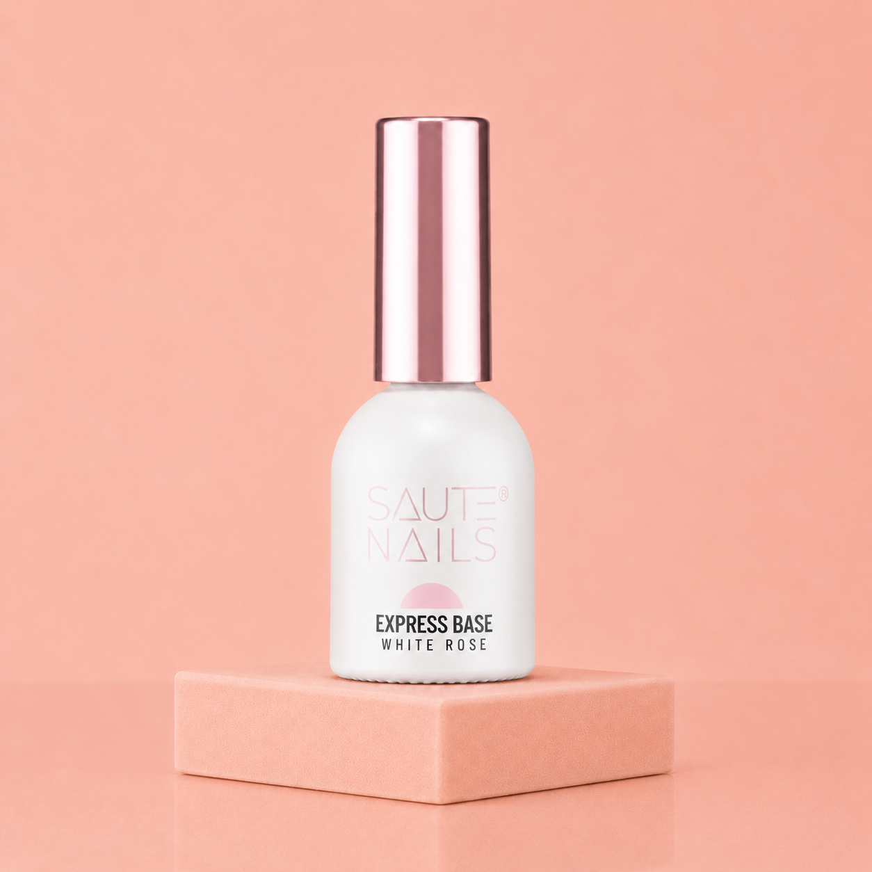 Saute Nails Express Base White Rose – Base Cover Blanc Lacté 8 ml