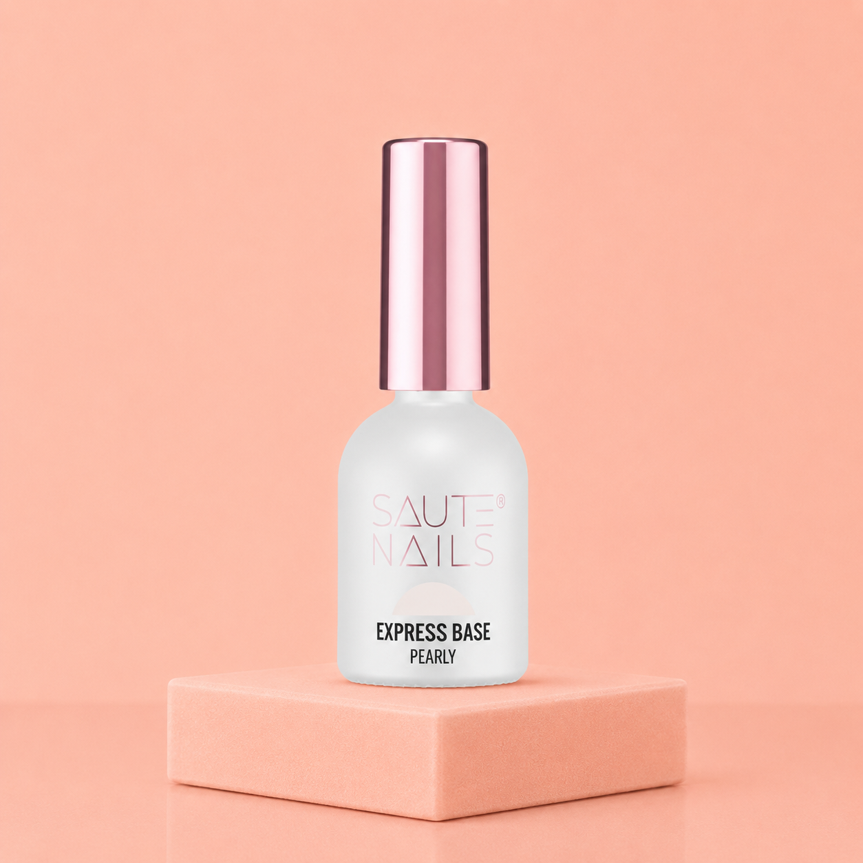 Saute Nails Express Base Pearly – Base Cover White Perlé 8 ml