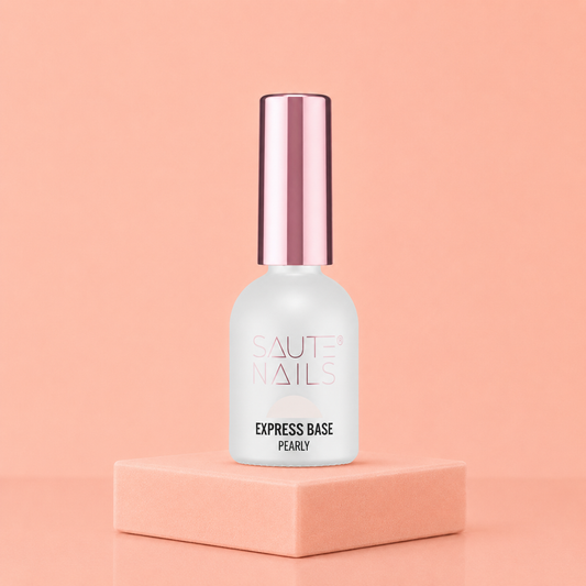 Saute Nails Express Base Pearly – Base Cover White Perlé 8 ml