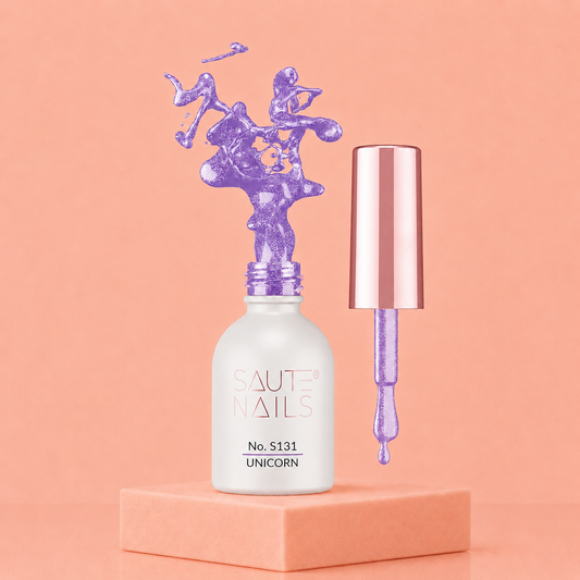 Couleur Saute Nails n°131 Unicorn – Violet Holographique Pailleté