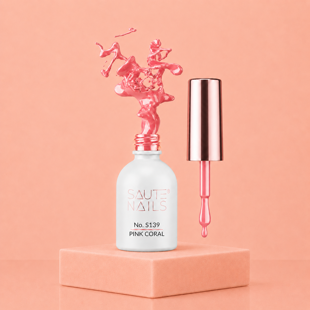 Couleur Semi-Permanente Saute Nails n°S139 Pink Coral – Rose Corail Lumineux