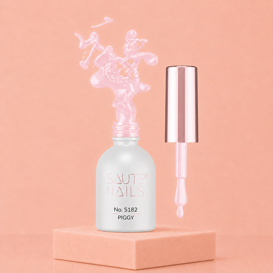 Couleur Semi-Permanente Saute Nails n°182 Piggy – Rose Poudré Pastel