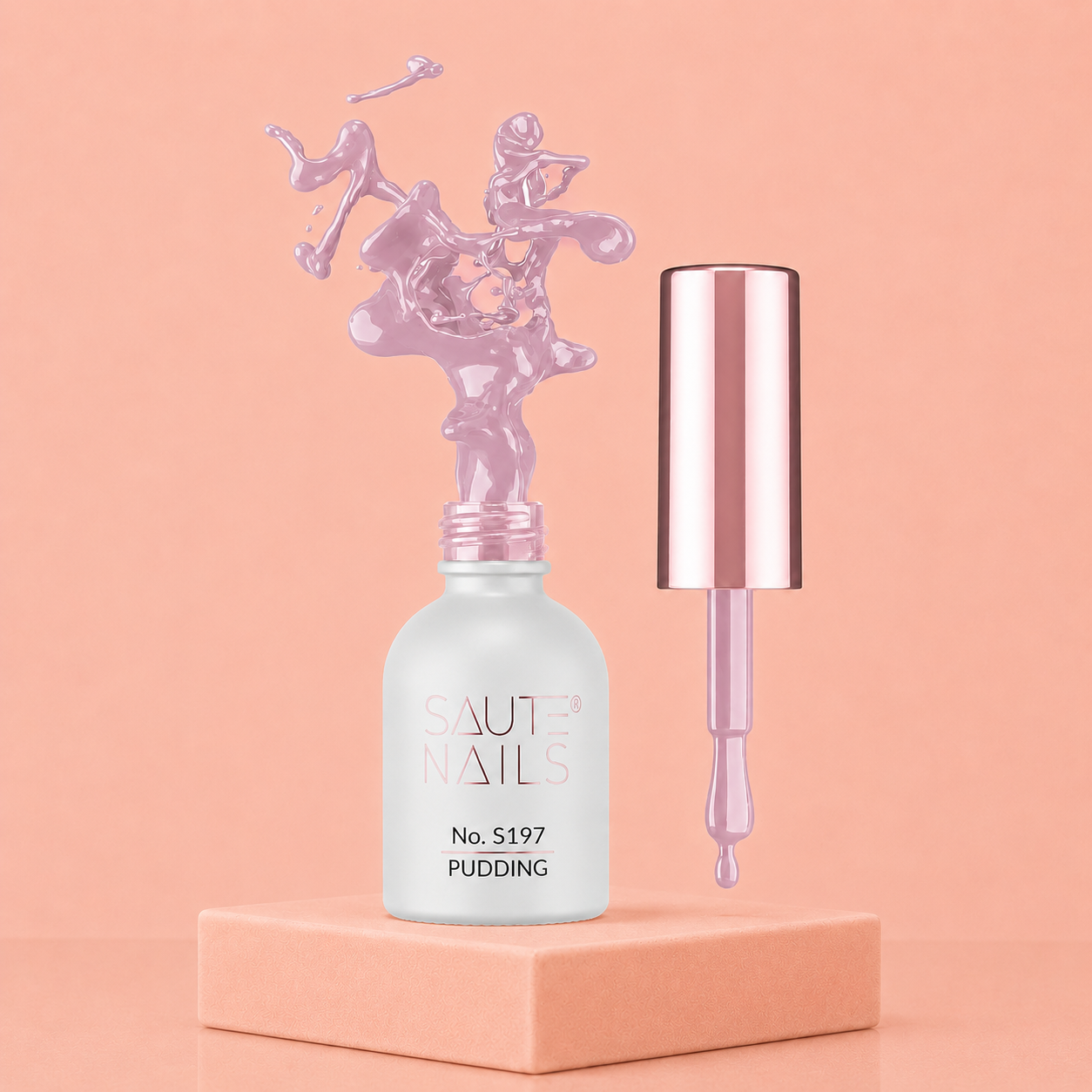 Couleur Semi-Permanente Saute Nails n°197 Pudding – Nude Beige Crémeux