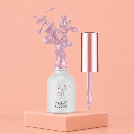 Couleur Semi-Permanente Saute Nails n°197 Pudding – Nude Beige Crémeux