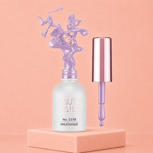 Couleur Semi-Permanente Saute Nails n°198 Milkshake – Nude Rosé Crémeux