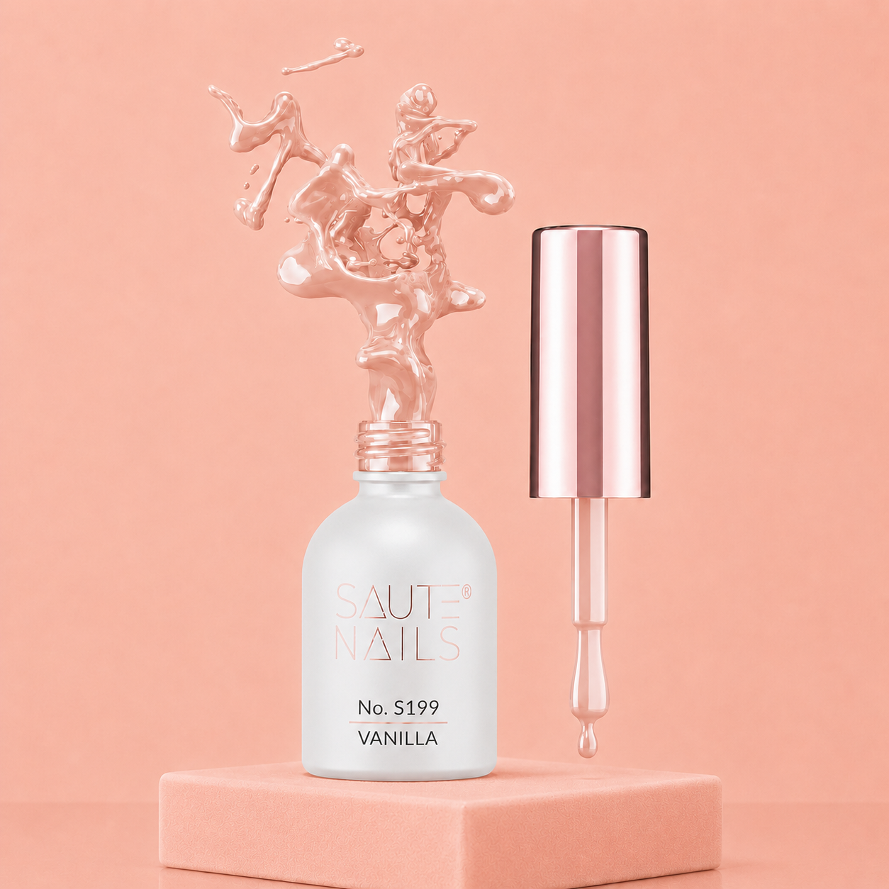 Couleur Semi-Permanente Saute Nails n°199 Vanilla – Beige Vanille Doux