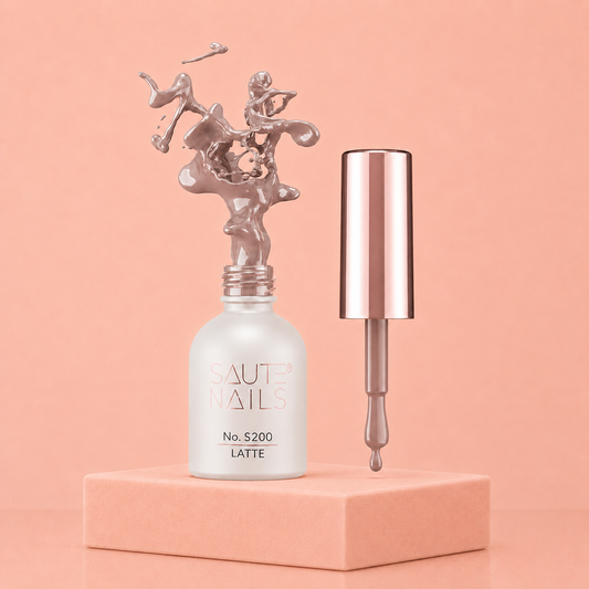 Couleur Semi-Permanente Saute Nails n°200 Latte – Beige Café Crémeux