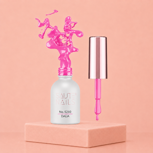 Couleur Semi-Permanente Saute Nails n°S210 Dalia – Rose Nude Élégant