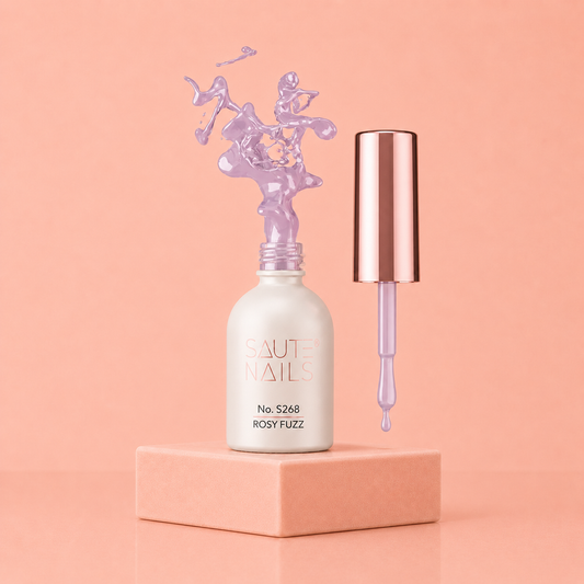 Couleur Semi-Permanente Saute Nails n°S268 Rosy Fuzz – Rose Corail Poudré