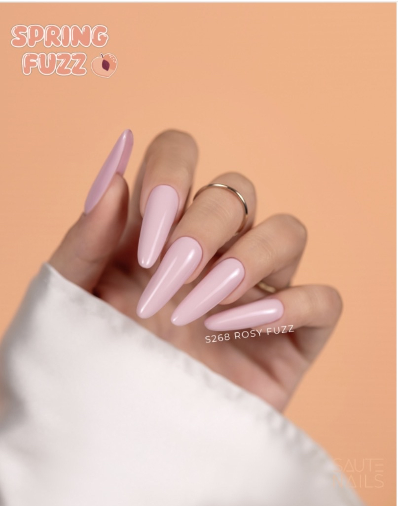 Couleur Semi-Permanente Saute Nails n°S268 Rosy Fuzz – Rose Corail Poudré