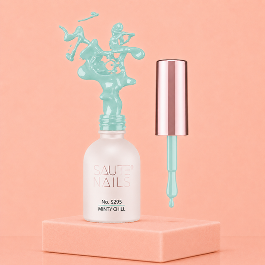 Couleur Semi-Permanente Saute Nails n°S295 Minty Chill – Vert Menthe