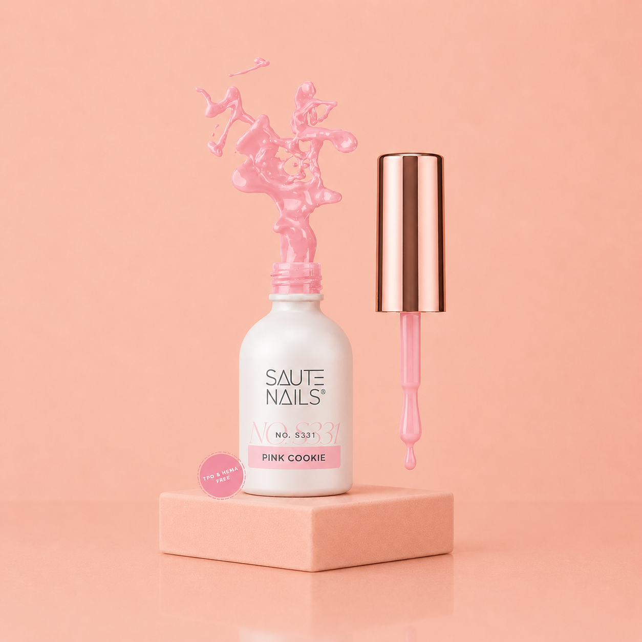 Couleur Semi-Permanente Saute Nails n°S331 Pink Cookie – Rose Pastel Clair