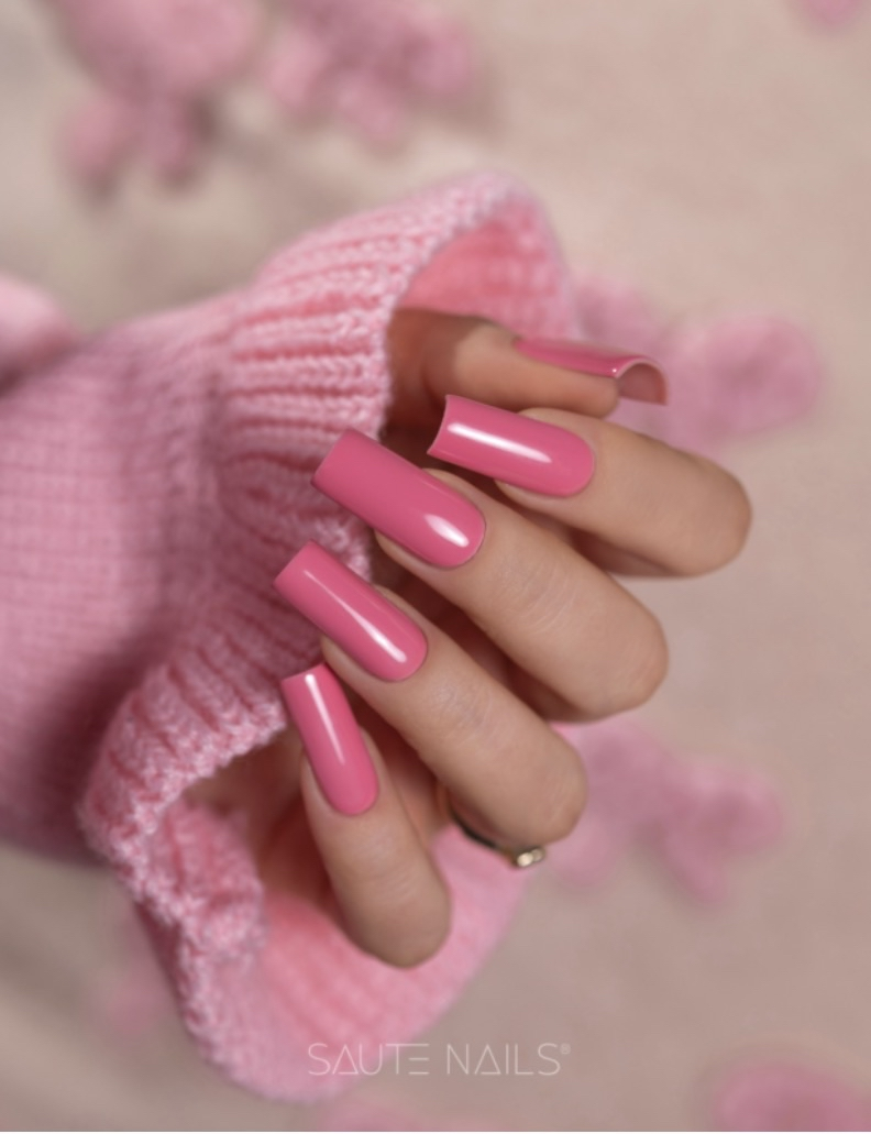 Couleur Semi-Permanente Saute Nails n°S332 Holiday Candy – Framboise Intense Scintillante