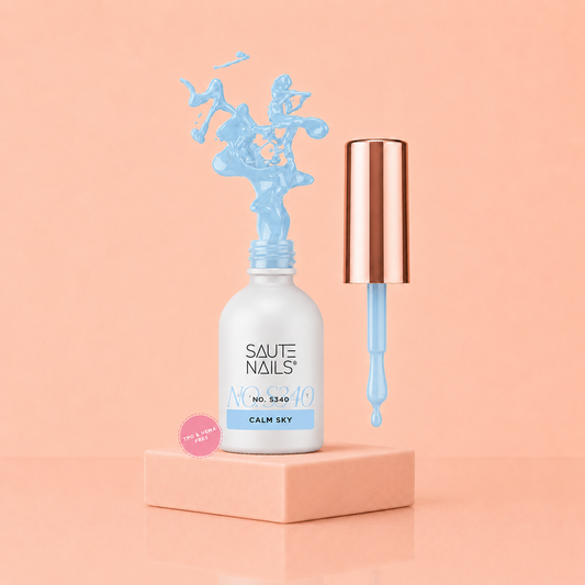 Couleur Semi-Permanente Saute Nails n°340 Calm Sky – Bleu Pastel