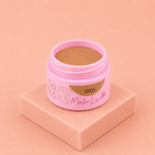Saute Nails Master Line SN05 – Gel de Décoration Beige Scintillant